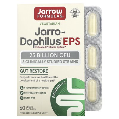Jarrow Formulas, Jarro-Dophilus EPS, 25 Billion CFU, 60 Veg Capsules
