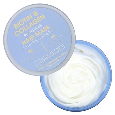 Giovanni, Biotyna & Kolagen Przywracający Maska Włosów, 10 fl oz (295 ml)