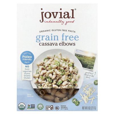 Makaron wolny od organicznego bezglutenu, łokcie manioku bez ziarna, 8 uncji (227 g)