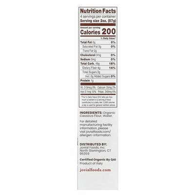 Makaron wolny od organicznego bezglutenu, łokcie manioku bez ziarna, 8 uncji (227 g)