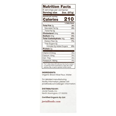 Jovial, Bio-Pasta aus Naturreis, Schalen, 12 oz (340 g)