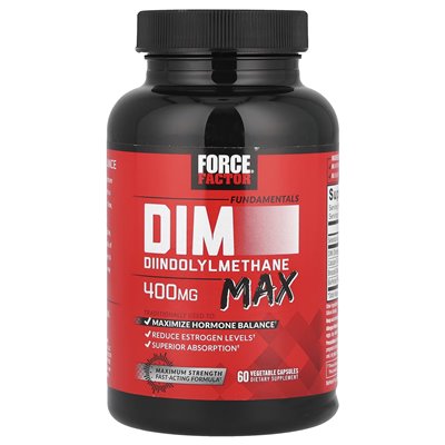 Współczynnik siły, podstawy, dim Max, 400 mg, 60 kapsułek warzywnych (200 mg na kapsułkę)