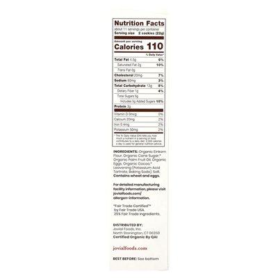 Jovial, ekologiczne ciasteczka Einkorn, szachownica, 8,8 uncji (250 g) Jovial, ekologiczne ciasteczka Einkorn, szachownica, 8,8 uncji (250 g)