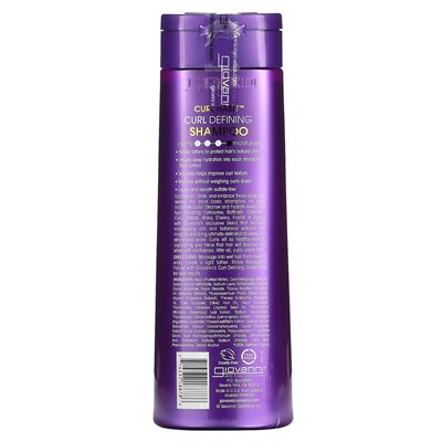 Giovanni, Curl Habit, Curl Defining Shampo, dla wszystkich rodzajów loków, 13,5 fl oz (399 ml)