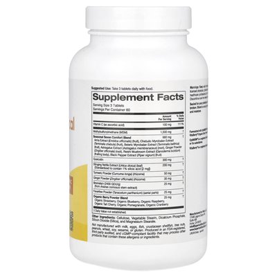Super Nutrition, sezonowy kompleks botaniczny, 180 tabletek