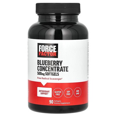 Współczynnik siły, koncentrat jagód, 500 mg, 90 miękkich