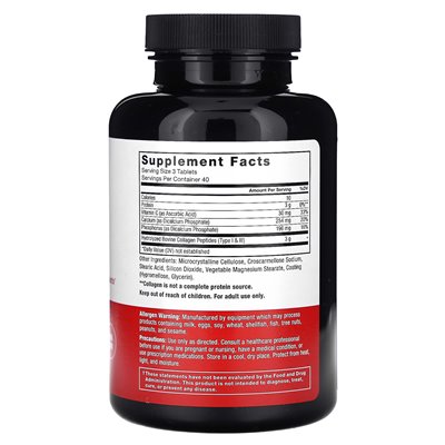 Współczynnik siły, kolagen typu I i III, 3000 mg, 120 tabletek (1000 mg na tablet)
