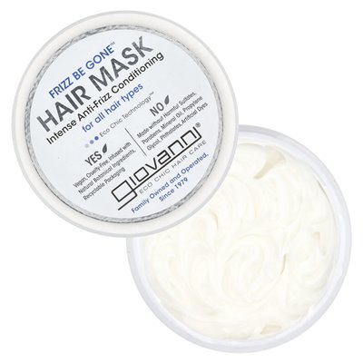 Giovanni, Frizz Be Gone ™, Maska do włosów, intensywna kondycja antyfruzowa, 10 fl oz (295 ml)