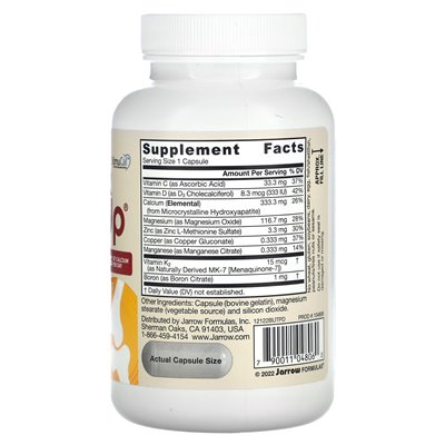 Formuły Jarrow, Boneup 3 dziennie, 1000 mg, 90 kapsułek Formuły Jarrow, Boneup 3 dziennie, 1000 mg, 90 kapsułek