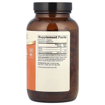 Dr. Mercola, Liposomal Vitamin C, 1000 mg, 180 capsules (500 mg per capsule)