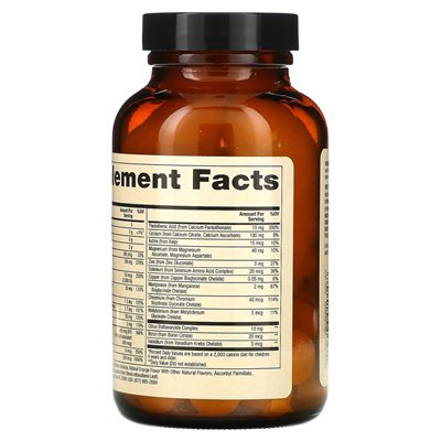 Dr Mercola, Multiwitamina do żucia dla dzieci, 60 tabletek