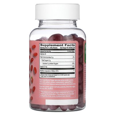 Human Beanz, probiotische Jelly Beans, Strawberry Blast, 120 Gelees