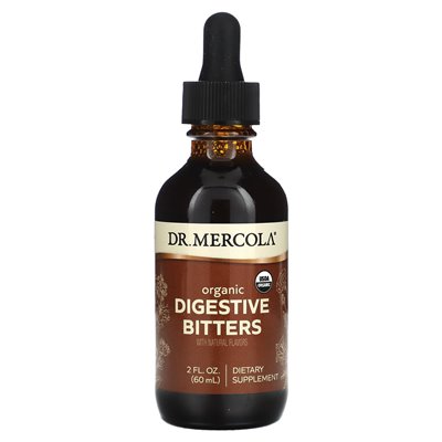 Dr Mercola, Organiczne gorzkie trawienne z naturalnymi smakami, 2 Fl Oz (60 ml) Dr Mercola, Organiczne gorzkie trawienne z naturalnymi smakami, 2 Fl Oz (60 ml)
