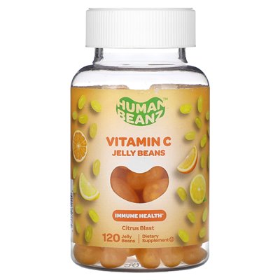 Human Beanz, Vitamin-C-Gelee, Zitrusexplosion, 120 Gelees