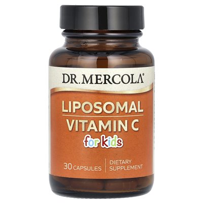 Dr. Mercola, Liposomalna Witamina C dla Dzieci, 30 Kapsułek Dr. Mercola, Liposomalna Witamina C dla Dzieci, 30 Kapsułek