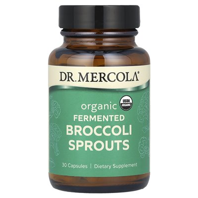 Dr Mercola, organiczne fermentowane kiełki brokułowe, 30 kapsułek Dr Mercola, organiczne fermentowane kiełki brokułowe, 30 kapsułek