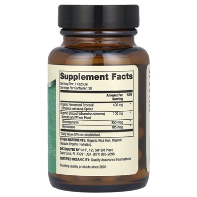 Dr Mercola, organiczne fermentowane kiełki brokułowe, 30 kapsułek Dr Mercola, organiczne fermentowane kiełki brokułowe, 30 kapsułek