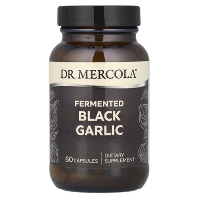 Dr. Mercoli, fermentierter schwarzer Knoblauch, 60 Kapseln