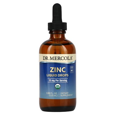 Dr. Mercoli, Zink, 15 mg, 3,88 fl Oz (115 ml)