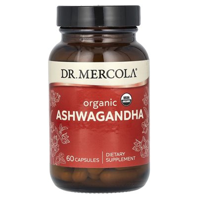 Dr Mercoli, ekologiczna Ashwagandha, 60 kapsułek Dr Mercoli, ekologiczna Ashwagandha, 60 kapsułek