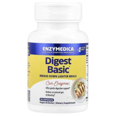 Enzymedica, Digest Basic®, 30 Kapseln
