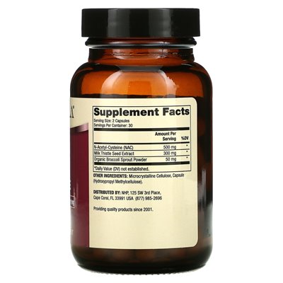 Dr. Mercola, NAC mit Mariendistel, 500 mg, 60 Kapseln