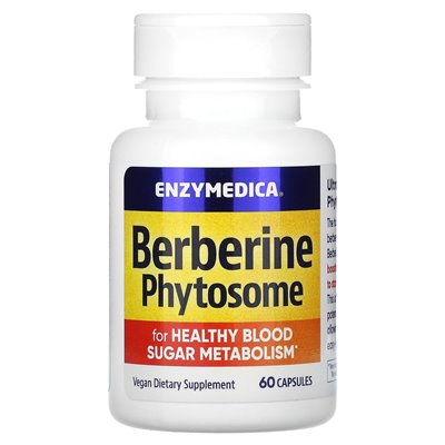 Enzymedica, Berberin-Phytosom, 60 Kapseln