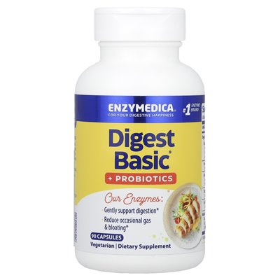 Enzymedica, Tigest Basic® + probiotics, 90 capsules