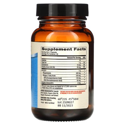 Dr. Mercola, Antarktisches Krillöl, 60 Kapseln