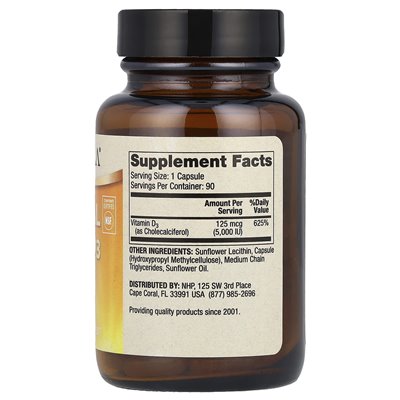 Dr. Mercola, Liposomal Vitamin D3, 5000 j.m., 90 kapsułek Dr. Mercola, Liposomal Vitamin D3, 5000 j.m., 90 kapsułek