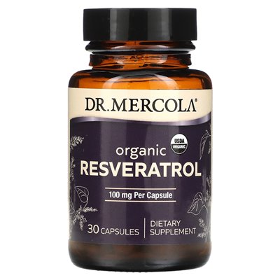 Dr. Mercoli, Organic Resveratrol, 100 mg, 30 capsules