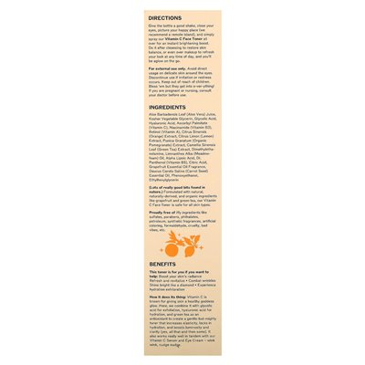 Lilyana Naturals, witamina C Toner, 6,42 Fl Oz (190 ml)