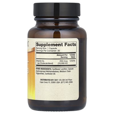 Dr. Mercoli, Liposomales Vitamin D3, 10.000 IE, 30 Kapseln
