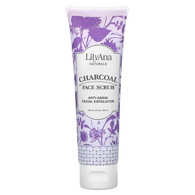 Lilyana Naturals, Charcoal Face Scrub, 3 Unzen (88 ml)