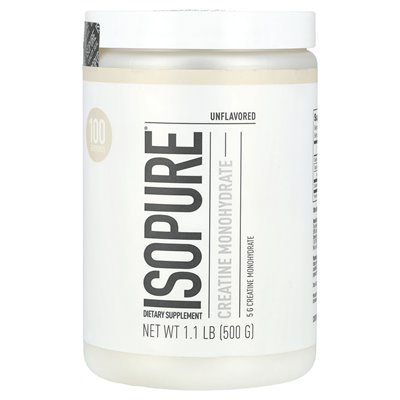Isopure, monohydrat kreatyny, niezmożony, 1,1 funta (500 g)