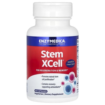 Enzymedica, łodyga xcell, 60 kapsułek Enzymedica, łodyga xcell, 60 kapsułek