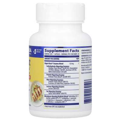 Enzymedica, Tigest Basic® + probiotyki, 30 kapsułek Enzymedica, Tigest Basic® + probiotyki, 30 kapsułek