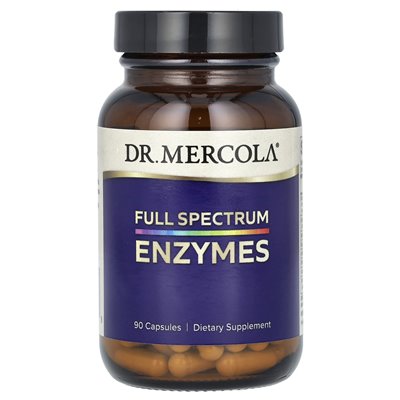 Dr Mercola, enzymy pełnego spektrum, 90 kapsułek Dr Mercola, enzymy pełnego spektrum, 90 kapsułek