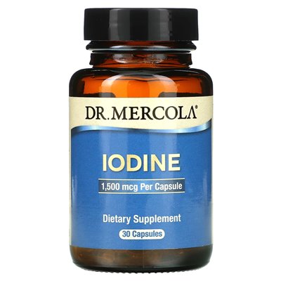 Dr. Mercoli, Jod, 1500 mcg, 30 Kapseln (1500 mcg pro Kapsel)