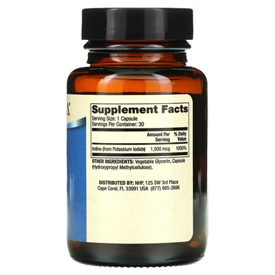 Dr. Mercoli, Jod, 1500 mcg, 30 Kapseln (1500 mcg pro Kapsel)