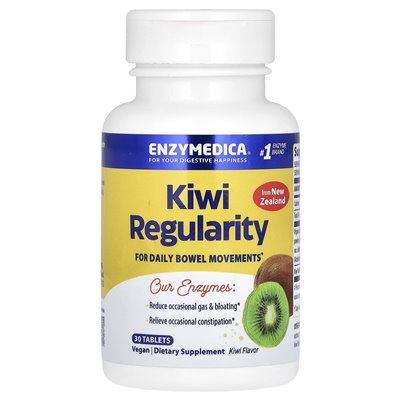 Enzymedica, Kiwi Regelmäßigkeit, Kiwi, 30 Tabletten