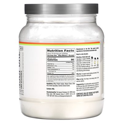 Isopure, infuzje proszek białka, wapno mango, 14,1 uncji (400 g)