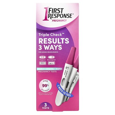 First Response, Trzy Testy Ciążowe Triple Check, 3 Testy