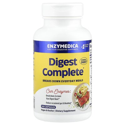 Enzymedica, Digest Complete®, 180 kapsułek Enzymedica, Digest Complete®, 180 kapsułek