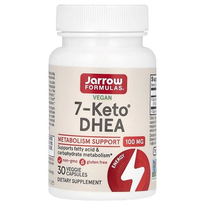 Jarrow Formulas, 7-Keto DHEA, 100 mg, 30 Veggie Capsules Jarrow Formulas, 7-Keto DHEA, 100 mg, 30 Veggie Capsules