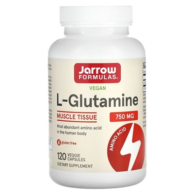 Jarrow Formula, L-Glutamine, 750mg, 120 Vegetarian Capsules