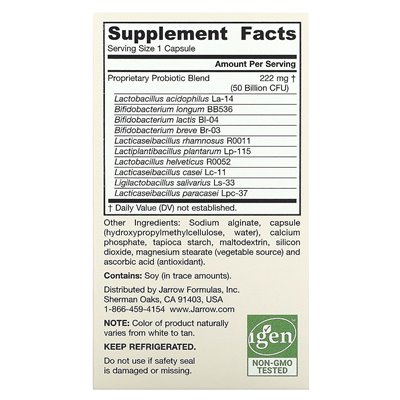 Jarrow Formulas, Jarro-Dophilus, 50 billion CFU, 60 veggies