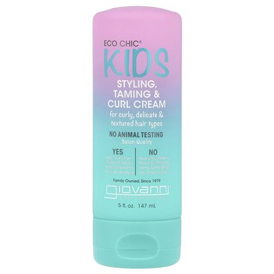 Giovanni, Eco Chic® Kids, Styling, Onning &amp Curl Cream, 5 fl oz (147 ml)