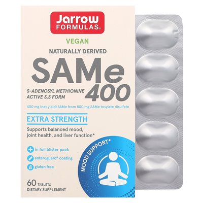 Formuły jarrow, te same 400, dodatkowa siła, 400 mg, 60 tabletek