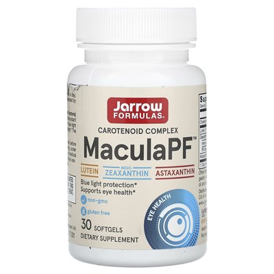 Jarrow formulas, maculapf, carotenoid complex, 30 soft